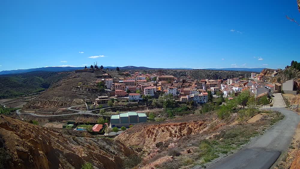 sofá césped dividendo Webcam Albentosa - vista desde el sur - ibericam