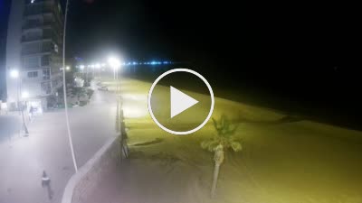 Camara web en directo de Calpe con vistas a la Playa del Arenal-Bol y Peñón de Ifac. Webcam desde el Mirador del Mar en la Plaza Colón en Calpe.